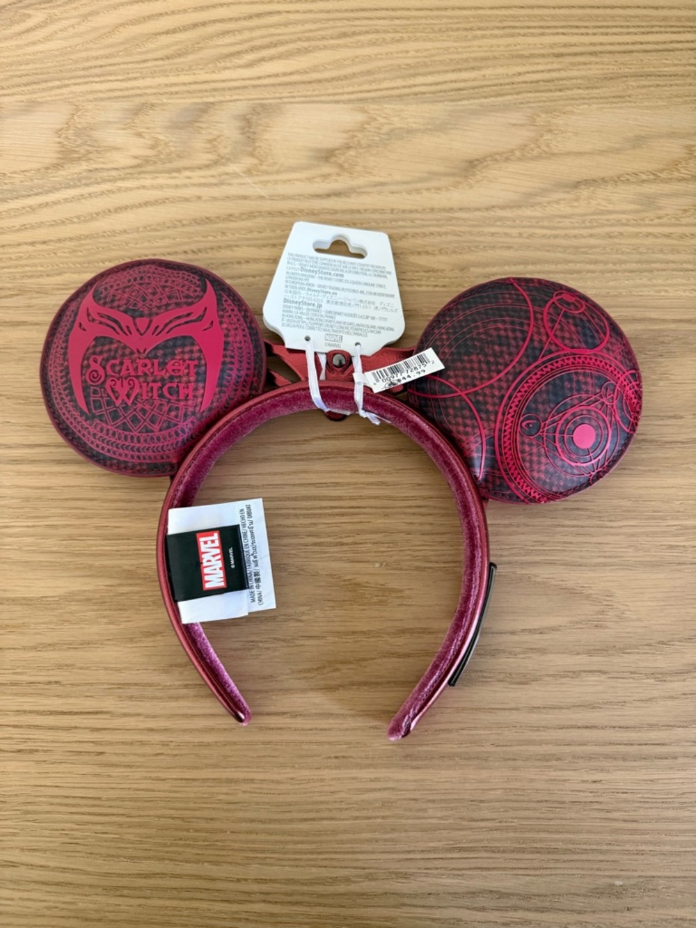 Disney Parks Marvel Scarlet Witch Loungefly Mickey Mouse Ear Headband - Picture 2 of 9